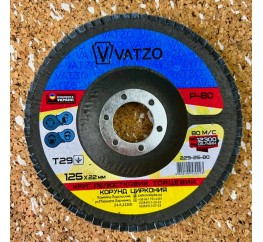 КЛТ Vatzo Т29 125*22 цирконієвий Р 80